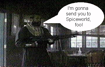 I'm gonna send you to Spiceworld, foo!